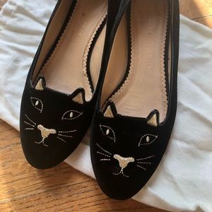 Charlotte Olympia kitty flats